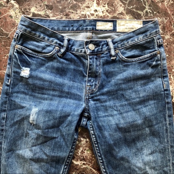 ALL SAINTS Hartford Ashby Distressed Low Rise Skinny Jeans - Picture 6 of 8